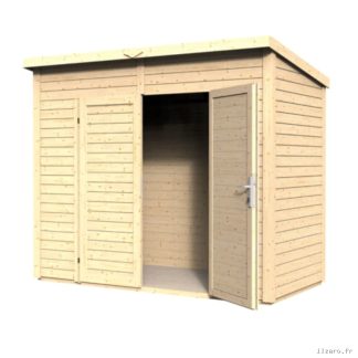 Abri de jardin bois Midway – 244 x 121 cm