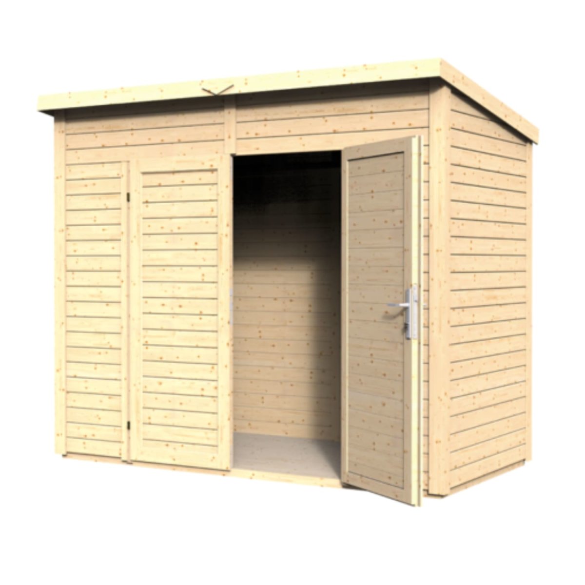 Abri de jardin bois Midway – 244 x 121 cm – Image 2