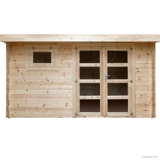 Abri de Jardin Bois moderne – 13 m2 – Qualité Supérieur