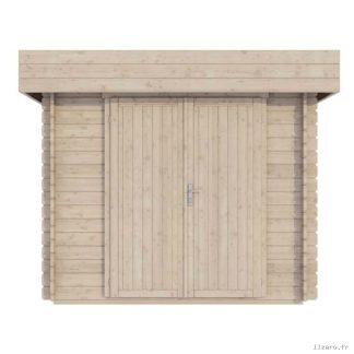 Abri Jardin Bois ROVETO – 4.7 m2 – Finition Premium