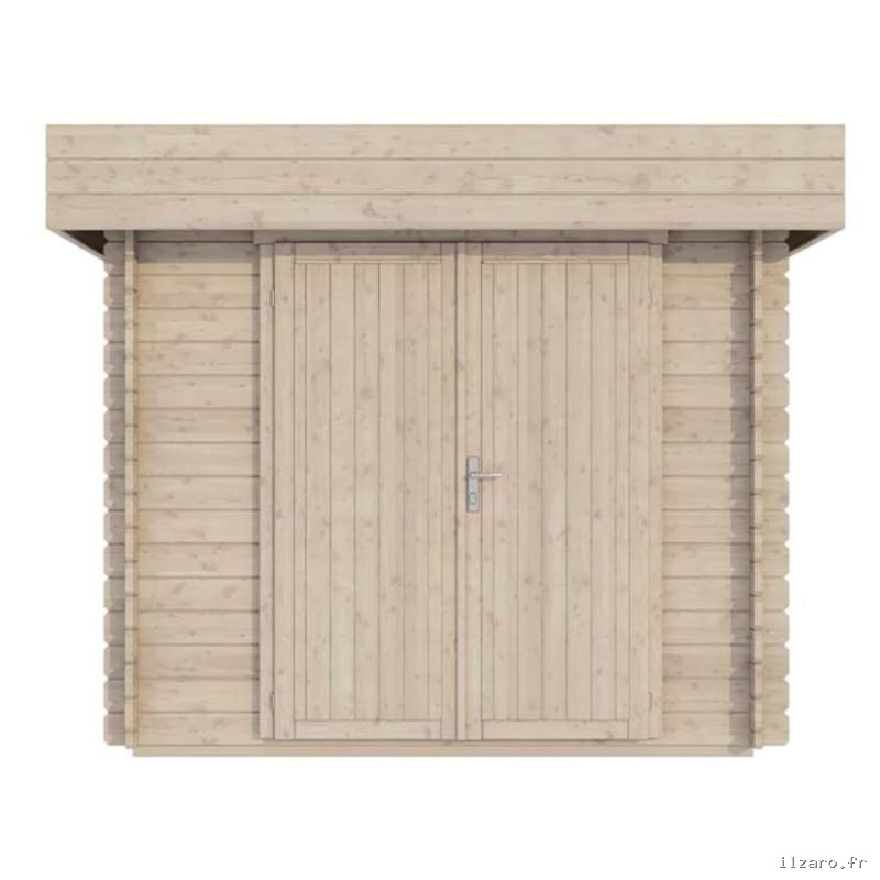 Abri Jardin Bois ROVETO – 4.7 m2 – Finition Premium