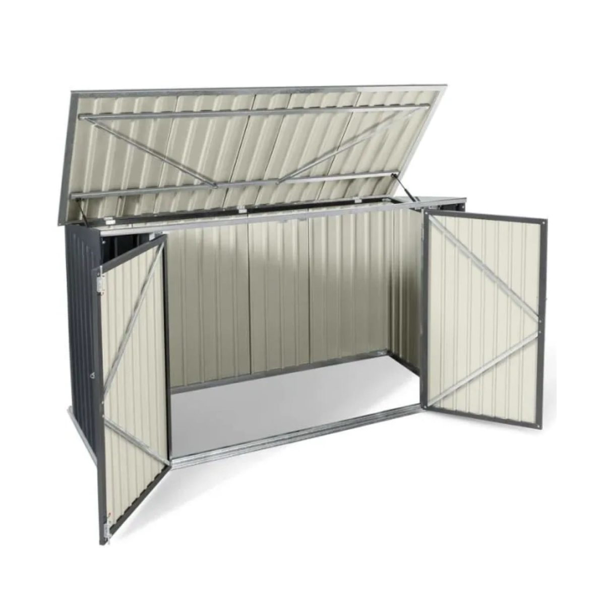 Abri jardin métal – 2.2 m2 – Porte à verrouillage – Image 3