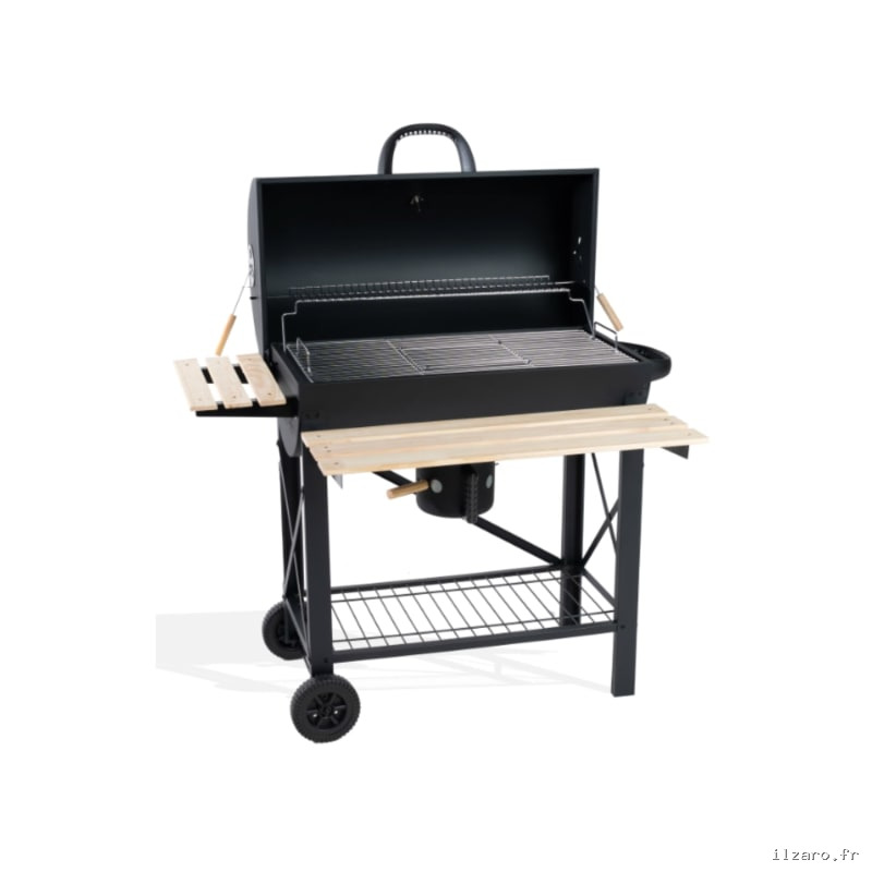 Barbecue Charbon de Bois XXL avec Couvercle – Grille Américaine
