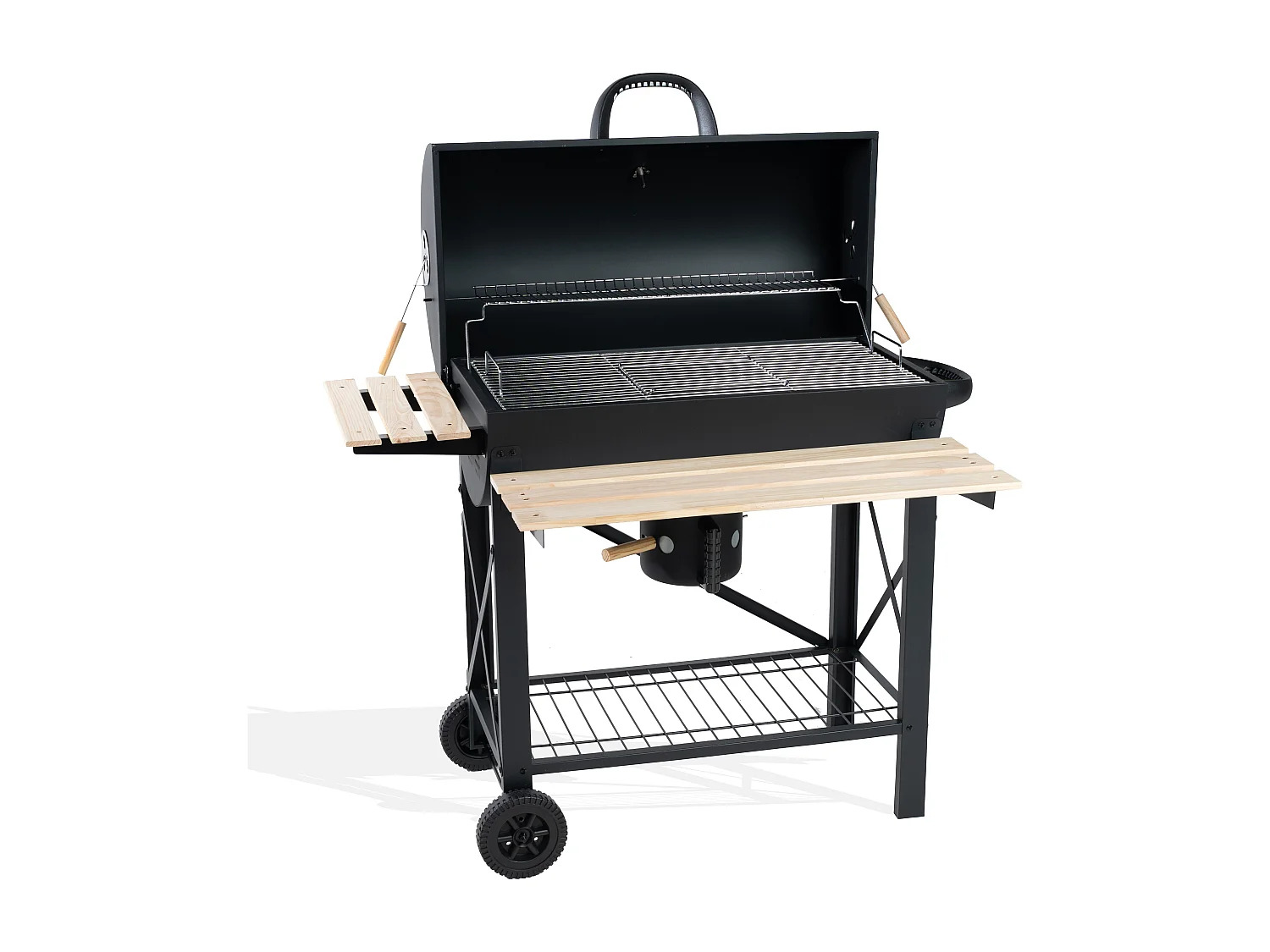 Barbecue Charbon de Bois XXL avec Couvercle – Grille Américaine – Image 2