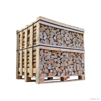 Bois de chauffage dur premium séché au four – Caisse pleine (3 stères)