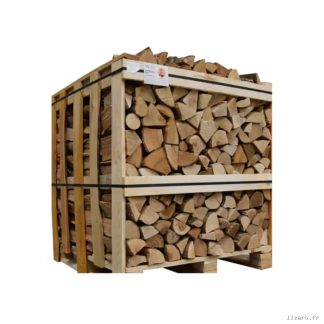 Bois de chauffage en frêne séché au four – Caisse pleine (3 stères)